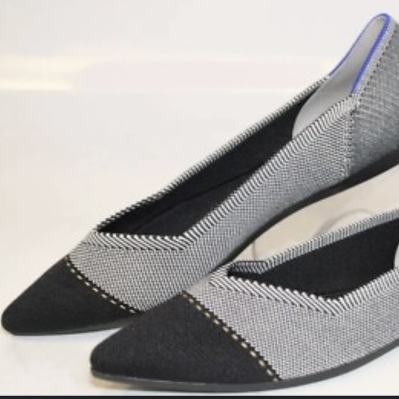 NWOT Rothy’s Women's Flats in Grey Mist pointy toe size 8 - Picture 3 of 12